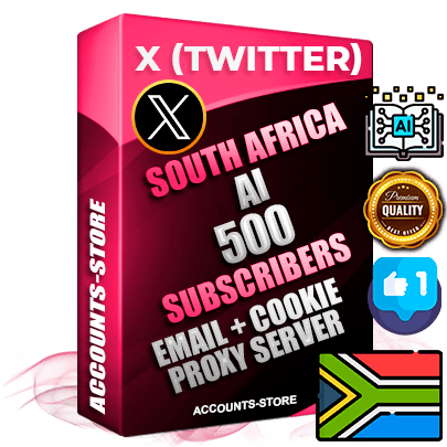Professional South African PREMIUM X (Twitter) accounts of manual registration and farming for the ARTIFICIAL INTELLIGENCE niche with high trust history photos and tweets — fully themed and optimized for ARTIFICIAL INTELLIGENCE advertising and promotion — 500 niche-related live active followers 2009–2014 registration year Verified Email (Included) + Cookie JSON for secure import and login to the account + User Agent + High-quality filling (Photo Header Posts). Fully ready for targeted campaigns and ad launches from any country. Perfectly hold ads without bans. Ideal for any earning schemes affiliate promotions and marketing projects. Quality unlimited IPv4 proxy server included.