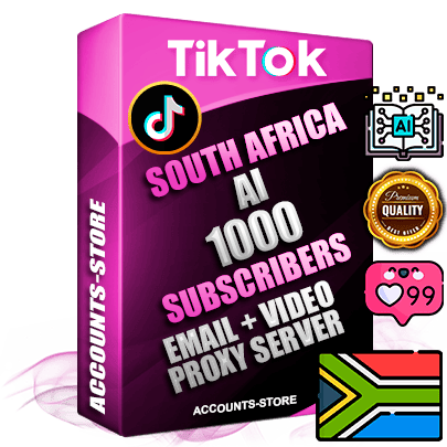Professional South African PREMIUM TikTok accounts of manual registration and farming for the ARTIFICIAL INTELLIGENCE niche with high trust history profile photos and videos — fully themed and optimized for ARTIFICIAL INTELLIGENCE advertising and promotion — 1000 niche-related live active subscribers 2018–2022 registration years Verified Email (included) + Cookie JSON for secure import and login to the account + User Agent + high-quality content filling (profile photo banner and videos). Fully ready for targeted campaigns and ad launches from any country. Perfectly holds ads without bans. Ideal for any earning schemes affiliate promotions and marketing projects. Quality unlimited IPv4 proxy server included.