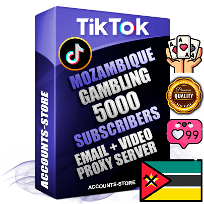 Professional Mozambican PREMIUM TikTok accounts of manual registration and farming for the GAMBLING niche with high trust history profile photos and videos — fully themed and optimized for GAMBLING advertising and promotion — 5000 niche-related live active subscribers 2018–2022 registration years Verified Email (included) + Cookie JSON for secure import and login to the account + User Agent + high-quality content filling (profile photo banner and videos). Fully ready for targeted campaigns and ad launches from any country. Perfectly holds ads without bans. Ideal for any earning schemes affiliate promotions and marketing projects. Quality unlimited IPv4 proxy server included. Professional Mozambican PREMIUM TikTok accounts of manual registration and farming for the GAMBLING niche with high trust history profile photos and videos — fully themed and optimized for GAMBLING advertising and promotion — 5000 niche-related live active subscribers 2018–2022 registration years Verified Email (included) + Cookie JSON for secure import and login to the account + User Agent + high-quality content filling (profile photo banner and videos). Fully ready for targeted campaigns and ad launches from any country. Perfectly holds ads without bans. Ideal for any earning schemes affiliate promotions and marketing projects. Quality unlimited IPv4 proxy server included.