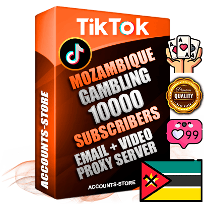 Professional Mozambican PREMIUM TikTok accounts of manual registration and farming for the GAMBLING niche with high trust history profile photos and videos — fully themed and optimized for GAMBLING advertising and promotion — 10000 niche-related live active subscribers 2018–2022 registration years Verified Email (included) + Cookie JSON for secure import and login to the account + User Agent + high-quality content filling (profile photo banner and videos). Fully ready for targeted campaigns and ad launches from any country. Perfectly holds ads without bans. Ideal for any earning schemes affiliate promotions and marketing projects. Quality unlimited IPv4 proxy server included.