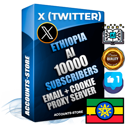 Professional Ethiopian PREMIUM X (Twitter) accounts of manual registration and farming for the ARTIFICIAL INTELLIGENCE niche with high trust history photos and tweets — fully themed and optimized for ARTIFICIAL INTELLIGENCE advertising and promotion — 10000 niche-related live active followers 2009–2014 registration year Verified Email (Included) + Cookie JSON for secure import and login to the account + User Agent + High-quality filling (Photo Header Posts). Fully ready for targeted campaigns and ad launches from any country. Perfectly hold ads without bans. Ideal for any earning schemes affiliate promotions and marketing projects. Quality unlimited IPv4 proxy server included.