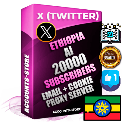 Professional Ethiopian PREMIUM X (Twitter) accounts of manual registration and farming for the ARTIFICIAL INTELLIGENCE niche with high trust history photos and tweets — fully themed and optimized for ARTIFICIAL INTELLIGENCE advertising and promotion — 20000 niche-related live active followers 2009–2014 registration year Verified Email (Included) + Cookie JSON for secure import and login to the account + User Agent + High-quality filling (Photo Header Posts). Fully ready for targeted campaigns and ad launches from any country. Perfectly hold ads without bans. Ideal for any earning schemes affiliate promotions and marketing projects. Quality unlimited IPv4 proxy server included.