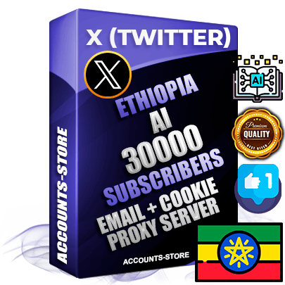 Professional Ethiopian PREMIUM X (Twitter) accounts of manual registration and farming for the ARTIFICIAL INTELLIGENCE niche with high trust history photos and tweets — fully themed and optimized for ARTIFICIAL INTELLIGENCE advertising and promotion — 30000 niche-related live active followers 2009–2014 registration year Verified Email (Included) + Cookie JSON for secure import and login to the account + User Agent + High-quality filling (Photo Header Posts). Fully ready for targeted campaigns and ad launches from any country. Perfectly hold ads without bans. Ideal for any earning schemes affiliate promotions and marketing projects. Quality unlimited IPv4 proxy server included.