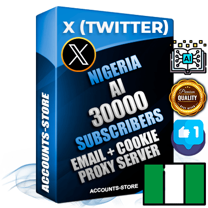 Professional Nigerian PREMIUM X (Twitter) accounts of manual registration and farming for the ARTIFICIAL INTELLIGENCE niche with high trust history photos and tweets — fully themed and optimized for ARTIFICIAL INTELLIGENCE advertising and promotion — 30000 niche-related live active followers 2009–2014 registration year Verified Email (Included) + Cookie JSON for secure import and login to the account + User Agent + High-quality filling (Photo Header Posts). Fully ready for targeted campaigns and ad launches from any country. Perfectly hold ads without bans. Ideal for any earning schemes affiliate promotions and marketing projects. Quality unlimited IPv4 proxy server included. Professional Nigerian PREMIUM X (Twitter) accounts of manual registration and farming for the ARTIFICIAL INTELLIGENCE niche with high trust history photos and tweets — fully themed and optimized for ARTIFICIAL INTELLIGENCE advertising and promotion — 30000 niche-related live active followers 2009–2014 registration year Verified Email (Included) + Cookie JSON for secure import and login to the account + User Agent + High-quality filling (Photo Header Posts). Fully ready for targeted campaigns and ad launches from any country. Perfectly hold ads without bans. Ideal for any earning schemes affiliate promotions and marketing projects. Quality unlimited IPv4 proxy server included.