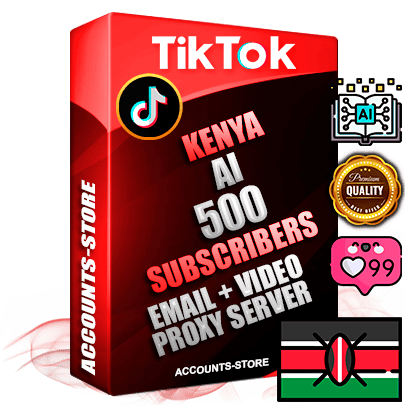 Professional Kenyan PREMIUM TikTok accounts of manual registration and farming for the ARTIFICIAL INTELLIGENCE niche with high trust history profile photos and videos — fully themed and optimized for ARTIFICIAL INTELLIGENCE advertising and promotion — 500 niche-related live active subscribers 2018–2022 registration years Verified Email (included) + Cookie JSON for secure import and login to the account + User Agent + high-quality content filling (profile photo banner and videos). Fully ready for targeted campaigns and ad launches from any country. Perfectly holds ads without bans. Ideal for any earning schemes affiliate promotions and marketing projects. Quality unlimited IPv4 proxy server included. Professional Kenyan PREMIUM TikTok accounts of manual registration and farming for the ARTIFICIAL INTELLIGENCE niche with high trust history profile photos and videos — fully themed and optimized for ARTIFICIAL INTELLIGENCE advertising and promotion — 500 niche-related live active subscribers 2018–2022 registration years Verified Email (included) + Cookie JSON for secure import and login to the account + User Agent + high-quality content filling (profile photo banner and videos). Fully ready for targeted campaigns and ad launches from any country. Perfectly holds ads without bans. Ideal for any earning schemes affiliate promotions and marketing projects. Quality unlimited IPv4 proxy server included.