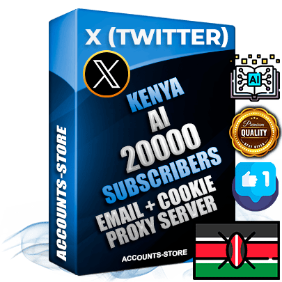 Professional Kenyan PREMIUM X (Twitter) accounts of manual registration and farming for the ARTIFICIAL INTELLIGENCE niche with high trust history photos and tweets — fully themed and optimized for ARTIFICIAL INTELLIGENCE advertising and promotion — 20000 niche-related live active followers 2009–2014 registration year Verified Email (Included) + Cookie JSON for secure import and login to the account + User Agent + High-quality filling (Photo Header Posts). Fully ready for targeted campaigns and ad launches from any country. Perfectly hold ads without bans. Ideal for any earning schemes affiliate promotions and marketing projects. Quality unlimited IPv4 proxy server included. Professional Kenyan PREMIUM X (Twitter) accounts of manual registration and farming for the ARTIFICIAL INTELLIGENCE niche with high trust history photos and tweets — fully themed and optimized for ARTIFICIAL INTELLIGENCE advertising and promotion — 20000 niche-related live active followers 2009–2014 registration year Verified Email (Included) + Cookie JSON for secure import and login to the account + User Agent + High-quality filling (Photo Header Posts). Fully ready for targeted campaigns and ad launches from any country. Perfectly hold ads without bans. Ideal for any earning schemes affiliate promotions and marketing projects. Quality unlimited IPv4 proxy server included.