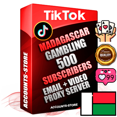 Professional Madagascar PREMIUM TikTok accounts of manual registration and farming for the GAMBLING niche with high trust history profile photos and videos — fully themed and optimized for GAMBLING advertising and promotion — 500 niche-related live active subscribers 2018–2022 registration years Verified Email (included) + Cookie JSON for secure import and login to the account + User Agent + high-quality content filling (profile photo banner and videos). Fully ready for targeted campaigns and ad launches from any country. Perfectly holds ads without bans. Ideal for any earning schemes affiliate promotions and marketing projects. Quality unlimited IPv4 proxy server included.