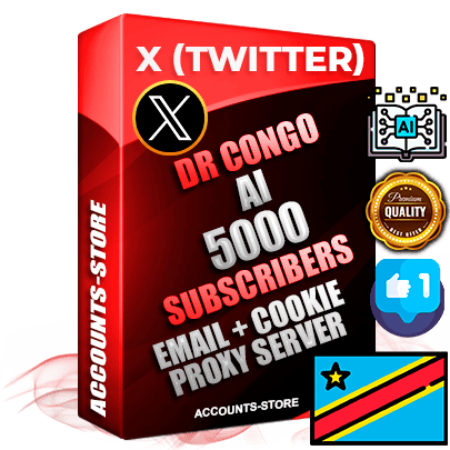 Professional DR Congo PREMIUM X (Twitter) accounts of manual registration and farming for the ARTIFICIAL INTELLIGENCE niche with high trust history photos and tweets — fully themed and optimized for ARTIFICIAL INTELLIGENCE advertising and promotion — 5000 niche-related live active followers 2009–2014 registration year Verified Email (Included) + Cookie JSON for secure import and login to the account + User Agent + High-quality filling (Photo Header Posts). Fully ready for targeted campaigns and ad launches from any country. Perfectly hold ads without bans. Ideal for any earning schemes affiliate promotions and marketing projects. Quality unlimited IPv4 proxy server included. Professional DR Congo PREMIUM X (Twitter) accounts of manual registration and farming for the ARTIFICIAL INTELLIGENCE niche with high trust history photos and tweets — fully themed and optimized for ARTIFICIAL INTELLIGENCE advertising and promotion — 5000 niche-related live active followers 2009–2014 registration year Verified Email (Included) + Cookie JSON for secure import and login to the account + User Agent + High-quality filling (Photo Header Posts). Fully ready for targeted campaigns and ad launches from any country. Perfectly hold ads without bans. Ideal for any earning schemes affiliate promotions and marketing projects. Quality unlimited IPv4 proxy server included.