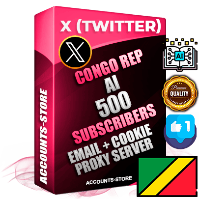 Professional Congo Rep PREMIUM X (Twitter) accounts of manual registration and farming for the ARTIFICIAL INTELLIGENCE niche with high trust history photos and tweets — fully themed and optimized for ARTIFICIAL INTELLIGENCE advertising and promotion — 500 niche-related live active followers 2009–2014 registration year Verified Email (Included) + Cookie JSON for secure import and login to the account + User Agent + High-quality filling (Photo Header Posts). Fully ready for targeted campaigns and ad launches from any country. Perfectly hold ads without bans. Ideal for any earning schemes affiliate promotions and marketing projects. Quality unlimited IPv4 proxy server included. Professional Congo Rep PREMIUM X (Twitter) accounts of manual registration and farming for the ARTIFICIAL INTELLIGENCE niche with high trust history photos and tweets — fully themed and optimized for ARTIFICIAL INTELLIGENCE advertising and promotion — 500 niche-related live active followers 2009–2014 registration year Verified Email (Included) + Cookie JSON for secure import and login to the account + User Agent + High-quality filling (Photo Header Posts). Fully ready for targeted campaigns and ad launches from any country. Perfectly hold ads without bans. Ideal for any earning schemes affiliate promotions and marketing projects. Quality unlimited IPv4 proxy server included.