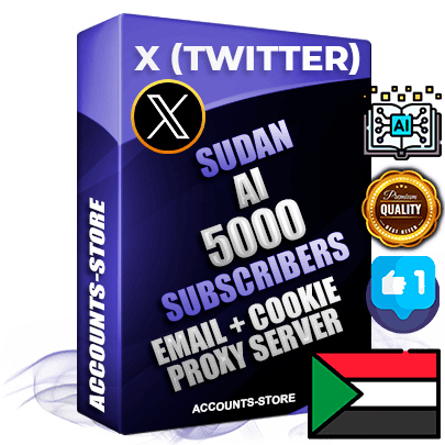 Professional Sudanese PREMIUM X (Twitter) accounts of manual registration and farming for the ARTIFICIAL INTELLIGENCE niche with high trust history photos and tweets — fully themed and optimized for ARTIFICIAL INTELLIGENCE advertising and promotion — 5000 niche-related live active followers 2009–2014 registration year Verified Email (Included) + Cookie JSON for secure import and login to the account + User Agent + High-quality filling (Photo Header Posts). Fully ready for targeted campaigns and ad launches from any country. Perfectly hold ads without bans. Ideal for any earning schemes affiliate promotions and marketing projects. Quality unlimited IPv4 proxy server included. Professional Sudanese PREMIUM X (Twitter) accounts of manual registration and farming for the ARTIFICIAL INTELLIGENCE niche with high trust history photos and tweets — fully themed and optimized for ARTIFICIAL INTELLIGENCE advertising and promotion — 5000 niche-related live active followers 2009–2014 registration year Verified Email (Included) + Cookie JSON for secure import and login to the account + User Agent + High-quality filling (Photo Header Posts). Fully ready for targeted campaigns and ad launches from any country. Perfectly hold ads without bans. Ideal for any earning schemes affiliate promotions and marketing projects. Quality unlimited IPv4 proxy server included.