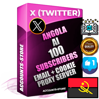 Professional Angolan PREMIUM X (Twitter) accounts of manual registration and farming for the ARTIFICIAL INTELLIGENCE niche with high trust history photos and tweets — fully themed and optimized for ARTIFICIAL INTELLIGENCE advertising and promotion — 100 niche-related live active followers 2009–2014 registration year Verified Email (Included) + Cookie JSON for secure import and login to the account + User Agent + High-quality filling (Photo Header Posts). Fully ready for targeted campaigns and ad launches from any country. Perfectly hold ads without bans. Ideal for any earning schemes affiliate promotions and marketing projects. Quality unlimited IPv4 proxy server included.