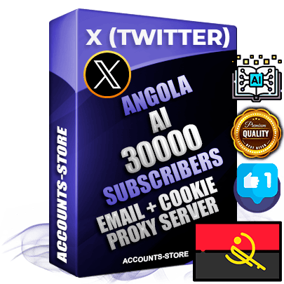 Professional Angolan PREMIUM X (Twitter) accounts of manual registration and farming for the ARTIFICIAL INTELLIGENCE niche with high trust history photos and tweets — fully themed and optimized for ARTIFICIAL INTELLIGENCE advertising and promotion — 30000 niche-related live active followers 2009–2014 registration year Verified Email (Included) + Cookie JSON for secure import and login to the account + User Agent + High-quality filling (Photo Header Posts). Fully ready for targeted campaigns and ad launches from any country. Perfectly hold ads without bans. Ideal for any earning schemes affiliate promotions and marketing projects. Quality unlimited IPv4 proxy server included. Professional Angolan PREMIUM X (Twitter) accounts of manual registration and farming for the ARTIFICIAL INTELLIGENCE niche with high trust history photos and tweets — fully themed and optimized for ARTIFICIAL INTELLIGENCE advertising and promotion — 30000 niche-related live active followers 2009–2014 registration year Verified Email (Included) + Cookie JSON for secure import and login to the account + User Agent + High-quality filling (Photo Header Posts). Fully ready for targeted campaigns and ad launches from any country. Perfectly hold ads without bans. Ideal for any earning schemes affiliate promotions and marketing projects. Quality unlimited IPv4 proxy server included.