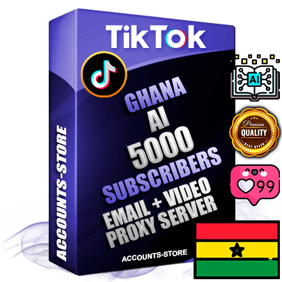 Professional Ghanaian PREMIUM TikTok accounts of manual registration and farming for the ARTIFICIAL INTELLIGENCE niche with high trust history profile photos and videos — fully themed and optimized for ARTIFICIAL INTELLIGENCE advertising and promotion — 5000 niche-related live active subscribers 2018–2022 registration years Verified Email (included) + Cookie JSON for secure import and login to the account + User Agent + high-quality content filling (profile photo banner and videos). Fully ready for targeted campaigns and ad launches from any country. Perfectly holds ads without bans. Ideal for any earning schemes affiliate promotions and marketing projects. Quality unlimited IPv4 proxy server included.