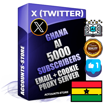 Professional Ghanaian PREMIUM X (Twitter) accounts of manual registration and farming for the ARTIFICIAL INTELLIGENCE niche with high trust history photos and tweets — fully themed and optimized for ARTIFICIAL INTELLIGENCE advertising and promotion — 5000 niche-related live active followers 2009–2014 registration year Verified Email (Included) + Cookie JSON for secure import and login to the account + User Agent + High-quality filling (Photo Header Posts). Fully ready for targeted campaigns and ad launches from any country. Perfectly hold ads without bans. Ideal for any earning schemes affiliate promotions and marketing projects. Quality unlimited IPv4 proxy server included. Professional Ghanaian PREMIUM X (Twitter) accounts of manual registration and farming for the ARTIFICIAL INTELLIGENCE niche with high trust history photos and tweets — fully themed and optimized for ARTIFICIAL INTELLIGENCE advertising and promotion — 5000 niche-related live active followers 2009–2014 registration year Verified Email (Included) + Cookie JSON for secure import and login to the account + User Agent + High-quality filling (Photo Header Posts). Fully ready for targeted campaigns and ad launches from any country. Perfectly hold ads without bans. Ideal for any earning schemes affiliate promotions and marketing projects. Quality unlimited IPv4 proxy server included.