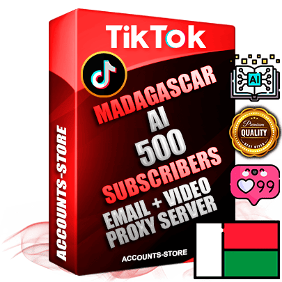 Professional Madagascar PREMIUM TikTok accounts of manual registration and farming for the ARTIFICIAL INTELLIGENCE niche with high trust history profile photos and videos — fully themed and optimized for ARTIFICIAL INTELLIGENCE advertising and promotion — 500 niche-related live active subscribers 2018–2022 registration years Verified Email (included) + Cookie JSON for secure import and login to the account + User Agent + high-quality content filling (profile photo banner and videos). Fully ready for targeted campaigns and ad launches from any country. Perfectly holds ads without bans. Ideal for any earning schemes affiliate promotions and marketing projects. Quality unlimited IPv4 proxy server included.