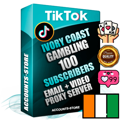Professional Ivorian PREMIUM TikTok accounts of manual registration and farming for the GAMBLING niche with high trust history profile photos and videos — fully themed and optimized for GAMBLING advertising and promotion — 100 niche-related live active subscribers 2018–2022 registration years Verified Email (included) + Cookie JSON for secure import and login to the account + User Agent + high-quality content filling (profile photo banner and videos). Fully ready for targeted campaigns and ad launches from any country. Perfectly holds ads without bans. Ideal for any earning schemes affiliate promotions and marketing projects. Quality unlimited IPv4 proxy server included. Professional Ivorian PREMIUM TikTok accounts of manual registration and farming for the GAMBLING niche with high trust history profile photos and videos — fully themed and optimized for GAMBLING advertising and promotion — 100 niche-related live active subscribers 2018–2022 registration years Verified Email (included) + Cookie JSON for secure import and login to the account + User Agent + high-quality content filling (profile photo banner and videos). Fully ready for targeted campaigns and ad launches from any country. Perfectly holds ads without bans. Ideal for any earning schemes affiliate promotions and marketing projects. Quality unlimited IPv4 proxy server included.