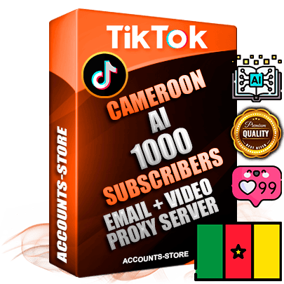 Professional Cameroonian PREMIUM TikTok accounts of manual registration and farming for the ARTIFICIAL INTELLIGENCE niche with high trust history profile photos and videos — fully themed and optimized for ARTIFICIAL INTELLIGENCE advertising and promotion — 1000 niche-related live active subscribers 2018–2022 registration years Verified Email (included) + Cookie JSON for secure import and login to the account + User Agent + high-quality content filling (profile photo banner and videos). Fully ready for targeted campaigns and ad launches from any country. Perfectly holds ads without bans. Ideal for any earning schemes affiliate promotions and marketing projects. Quality unlimited IPv4 proxy server included.