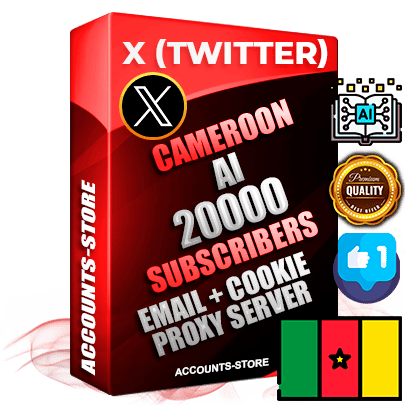 Professional Cameroonian PREMIUM X (Twitter) accounts of manual registration and farming for the ARTIFICIAL INTELLIGENCE niche with high trust history photos and tweets — fully themed and optimized for ARTIFICIAL INTELLIGENCE advertising and promotion — 20000 niche-related live active followers 2009–2014 registration year Verified Email (Included) + Cookie JSON for secure import and login to the account + User Agent + High-quality filling (Photo Header Posts). Fully ready for targeted campaigns and ad launches from any country. Perfectly hold ads without bans. Ideal for any earning schemes affiliate promotions and marketing projects. Quality unlimited IPv4 proxy server included. Professional Cameroonian PREMIUM X (Twitter) accounts of manual registration and farming for the ARTIFICIAL INTELLIGENCE niche with high trust history photos and tweets — fully themed and optimized for ARTIFICIAL INTELLIGENCE advertising and promotion — 20000 niche-related live active followers 2009–2014 registration year Verified Email (Included) + Cookie JSON for secure import and login to the account + User Agent + High-quality filling (Photo Header Posts). Fully ready for targeted campaigns and ad launches from any country. Perfectly hold ads without bans. Ideal for any earning schemes affiliate promotions and marketing projects. Quality unlimited IPv4 proxy server included.