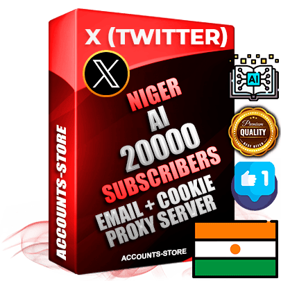 Professional Nigerien PREMIUM X (Twitter) accounts of manual registration and farming for the ARTIFICIAL INTELLIGENCE niche with high trust history photos and tweets — fully themed and optimized for ARTIFICIAL INTELLIGENCE advertising and promotion — 20000 niche-related live active followers 2009–2014 registration year Verified Email (Included) + Cookie JSON for secure import and login to the account + User Agent + High-quality filling (Photo Header Posts). Fully ready for targeted campaigns and ad launches from any country. Perfectly hold ads without bans. Ideal for any earning schemes affiliate promotions and marketing projects. Quality unlimited IPv4 proxy server included.