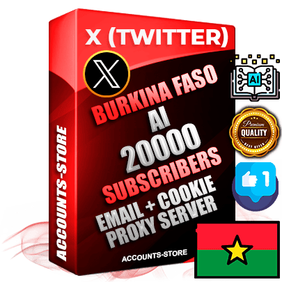 Professional Burkinabè PREMIUM X (Twitter) accounts of manual registration and farming for the ARTIFICIAL INTELLIGENCE niche with high trust history photos and tweets — fully themed and optimized for ARTIFICIAL INTELLIGENCE advertising and promotion — 20000 niche-related live active followers 2009–2014 registration year Verified Email (Included) + Cookie JSON for secure import and login to the account + User Agent + High-quality filling (Photo Header Posts). Fully ready for targeted campaigns and ad launches from any country. Perfectly hold ads without bans. Ideal for any earning schemes affiliate promotions and marketing projects. Quality unlimited IPv4 proxy server included. Professional Burkinabè PREMIUM X (Twitter) accounts of manual registration and farming for the ARTIFICIAL INTELLIGENCE niche with high trust history photos and tweets — fully themed and optimized for ARTIFICIAL INTELLIGENCE advertising and promotion — 20000 niche-related live active followers 2009–2014 registration year Verified Email (Included) + Cookie JSON for secure import and login to the account + User Agent + High-quality filling (Photo Header Posts). Fully ready for targeted campaigns and ad launches from any country. Perfectly hold ads without bans. Ideal for any earning schemes affiliate promotions and marketing projects. Quality unlimited IPv4 proxy server included.