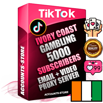 Professional Ivorian PREMIUM TikTok accounts of manual registration and farming for the GAMBLING niche with high trust history profile photos and videos — fully themed and optimized for GAMBLING advertising and promotion — 5000 niche-related live active subscribers 2018–2022 registration years Verified Email (included) + Cookie JSON for secure import and login to the account + User Agent + high-quality content filling (profile photo banner and videos). Fully ready for targeted campaigns and ad launches from any country. Perfectly holds ads without bans. Ideal for any earning schemes affiliate promotions and marketing projects. Quality unlimited IPv4 proxy server included. Professional Ivorian PREMIUM TikTok accounts of manual registration and farming for the GAMBLING niche with high trust history profile photos and videos — fully themed and optimized for GAMBLING advertising and promotion — 5000 niche-related live active subscribers 2018–2022 registration years Verified Email (included) + Cookie JSON for secure import and login to the account + User Agent + high-quality content filling (profile photo banner and videos). Fully ready for targeted campaigns and ad launches from any country. Perfectly holds ads without bans. Ideal for any earning schemes affiliate promotions and marketing projects. Quality unlimited IPv4 proxy server included.