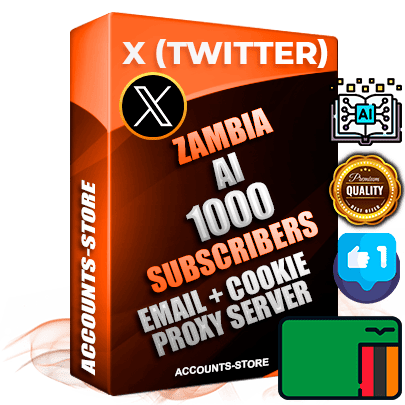 Professional Zambian PREMIUM X (Twitter) accounts of manual registration and farming for the ARTIFICIAL INTELLIGENCE niche with high trust history photos and tweets — fully themed and optimized for ARTIFICIAL INTELLIGENCE advertising and promotion — 1000 niche-related live active followers 2009–2014 registration year Verified Email (Included) + Cookie JSON for secure import and login to the account + User Agent + High-quality filling (Photo Header Posts). Fully ready for targeted campaigns and ad launches from any country. Perfectly hold ads without bans. Ideal for any earning schemes affiliate promotions and marketing projects. Quality unlimited IPv4 proxy server included. Professional Zambian PREMIUM X (Twitter) accounts of manual registration and farming for the ARTIFICIAL INTELLIGENCE niche with high trust history photos and tweets — fully themed and optimized for ARTIFICIAL INTELLIGENCE advertising and promotion — 1000 niche-related live active followers 2009–2014 registration year Verified Email (Included) + Cookie JSON for secure import and login to the account + User Agent + High-quality filling (Photo Header Posts). Fully ready for targeted campaigns and ad launches from any country. Perfectly hold ads without bans. Ideal for any earning schemes affiliate promotions and marketing projects. Quality unlimited IPv4 proxy server included.