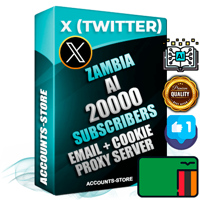 Professional Zambian PREMIUM X (Twitter) accounts of manual registration and farming for the ARTIFICIAL INTELLIGENCE niche with high trust history photos and tweets — fully themed and optimized for ARTIFICIAL INTELLIGENCE advertising and promotion — 20000 niche-related live active followers 2009–2014 registration year Verified Email (Included) + Cookie JSON for secure import and login to the account + User Agent + High-quality filling (Photo Header Posts). Fully ready for targeted campaigns and ad launches from any country. Perfectly hold ads without bans. Ideal for any earning schemes affiliate promotions and marketing projects. Quality unlimited IPv4 proxy server included. Professional Zambian PREMIUM X (Twitter) accounts of manual registration and farming for the ARTIFICIAL INTELLIGENCE niche with high trust history photos and tweets — fully themed and optimized for ARTIFICIAL INTELLIGENCE advertising and promotion — 20000 niche-related live active followers 2009–2014 registration year Verified Email (Included) + Cookie JSON for secure import and login to the account + User Agent + High-quality filling (Photo Header Posts). Fully ready for targeted campaigns and ad launches from any country. Perfectly hold ads without bans. Ideal for any earning schemes affiliate promotions and marketing projects. Quality unlimited IPv4 proxy server included.