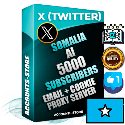 Professional Somali PREMIUM X (Twitter) accounts of manual registration and farming for the ARTIFICIAL INTELLIGENCE niche with high trust history photos and tweets — fully themed and optimized for ARTIFICIAL INTELLIGENCE advertising and promotion — 5000 niche-related live active followers 2009–2014 registration year Verified Email (Included) + Cookie JSON for secure import and login to the account + User Agent + High-quality filling (Photo Header Posts). Fully ready for targeted campaigns and ad launches from any country. Perfectly hold ads without bans. Ideal for any earning schemes affiliate promotions and marketing projects. Quality unlimited IPv4 proxy server included.