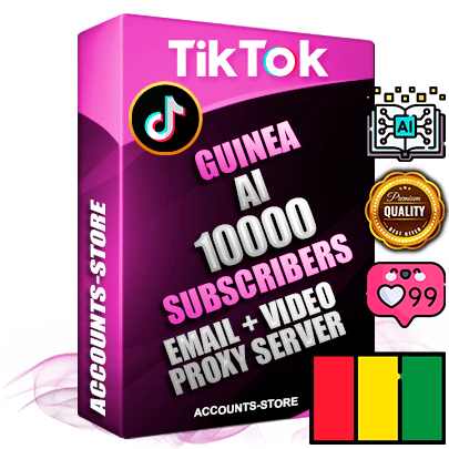 Professional Guinean PREMIUM TikTok accounts of manual registration and farming for the ARTIFICIAL INTELLIGENCE niche with high trust history profile photos and videos — fully themed and optimized for ARTIFICIAL INTELLIGENCE advertising and promotion — 10000 niche-related live active subscribers 2018–2022 registration years Verified Email (included) + Cookie JSON for secure import and login to the account + User Agent + high-quality content filling (profile photo banner and videos). Fully ready for targeted campaigns and ad launches from any country. Perfectly holds ads without bans. Ideal for any earning schemes affiliate promotions and marketing projects. Quality unlimited IPv4 proxy server included.