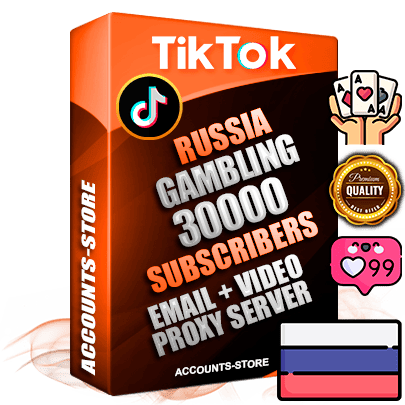 Professional Russian PREMIUM TikTok accounts of manual registration and farming for the GAMBLING niche with high trust history profile photos and videos — fully themed and optimized for GAMBLING advertising and promotion — 30000 niche-related live active subscribers 2018–2022 registration years Verified Email (included) + Cookie JSON for secure import and login to the account + User Agent + high-quality content filling (profile photo banner and videos). Fully ready for targeted campaigns and ad launches from any country. Perfectly holds ads without bans. Ideal for any earning schemes affiliate promotions and marketing projects. Quality unlimited IPv4 proxy server included.