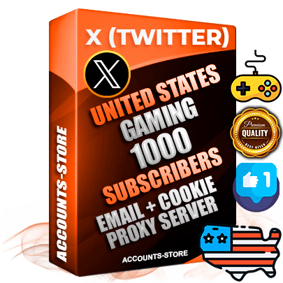 Professional American PREMIUM X (Twitter) accounts of manual registration and farming for the GAMING niche with high trust history photos and tweets — fully themed and optimized for GAMING advertising and promotion — 1000 niche-related live active followers 2009–2014 registration year Verified Email (Included) + Cookie JSON for secure import and login to the account + User Agent + High-quality filling (Photo Header Posts). Fully ready for targeted campaigns and ad launches from any country. Perfectly hold ads without bans. Ideal for any earning schemes affiliate promotions and marketing projects. Quality unlimited IPv4 proxy server included.