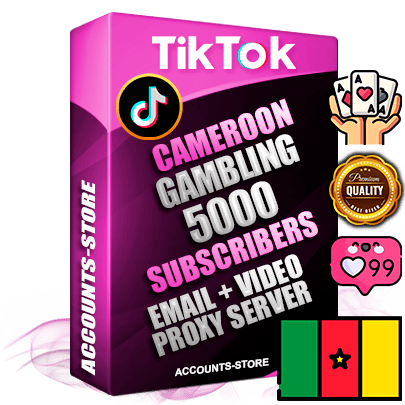 Professional Cameroonian PREMIUM TikTok accounts of manual registration and farming for the GAMBLING niche with high trust history profile photos and videos — fully themed and optimized for GAMBLING advertising and promotion — 5000 niche-related live active subscribers 2018–2022 registration years Verified Email (included) + Cookie JSON for secure import and login to the account + User Agent + high-quality content filling (profile photo banner and videos). Fully ready for targeted campaigns and ad launches from any country. Perfectly holds ads without bans. Ideal for any earning schemes affiliate promotions and marketing projects. Quality unlimited IPv4 proxy server included. Professional Cameroonian PREMIUM TikTok accounts of manual registration and farming for the GAMBLING niche with high trust history profile photos and videos — fully themed and optimized for GAMBLING advertising and promotion — 5000 niche-related live active subscribers 2018–2022 registration years Verified Email (included) + Cookie JSON for secure import and login to the account + User Agent + high-quality content filling (profile photo banner and videos). Fully ready for targeted campaigns and ad launches from any country. Perfectly holds ads without bans. Ideal for any earning schemes affiliate promotions and marketing projects. Quality unlimited IPv4 proxy server included.