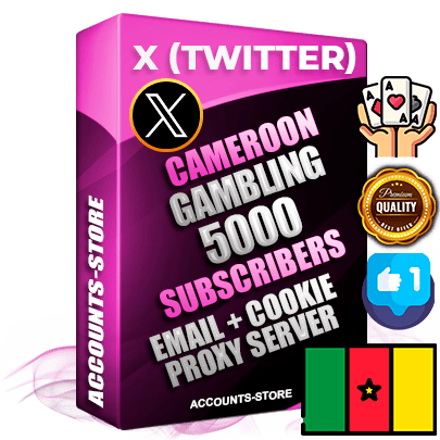Professional Cameroonian PREMIUM X (Twitter) accounts of manual registration and farming for the GAMBLING niche with high trust history photos and tweets — fully themed and optimized for GAMBLING advertising and promotion — 5000 niche-related live active followers 2009–2014 registration year Verified Email (Included) + Cookie JSON for secure import and login to the account + User Agent + High-quality filling (Photo Header Posts). Fully ready for targeted campaigns and ad launches from any country. Perfectly hold ads without bans. Ideal for any earning schemes affiliate promotions and marketing projects. Quality unlimited IPv4 proxy server included. Professional Cameroonian PREMIUM X (Twitter) accounts of manual registration and farming for the GAMBLING niche with high trust history photos and tweets — fully themed and optimized for GAMBLING advertising and promotion — 5000 niche-related live active followers 2009–2014 registration year Verified Email (Included) + Cookie JSON for secure import and login to the account + User Agent + High-quality filling (Photo Header Posts). Fully ready for targeted campaigns and ad launches from any country. Perfectly hold ads without bans. Ideal for any earning schemes affiliate promotions and marketing projects. Quality unlimited IPv4 proxy server included.