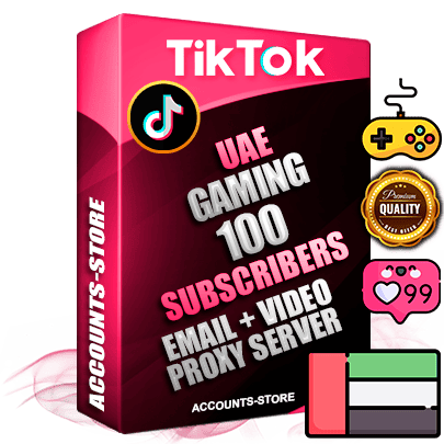 Professional UAE PREMIUM TikTok accounts of manual registration and farming for the GAMING niche with high trust history profile photos and videos — fully themed and optimized for GAMING advertising and promotion — 100 niche-related live active subscribers 2018–2022 registration years Verified Email (included) + Cookie JSON for secure import and login to the account + User Agent + high-quality content filling (profile photo banner and videos). Fully ready for targeted campaigns and ad launches from any country. Perfectly holds ads without bans. Ideal for any earning schemes affiliate promotions and marketing projects. Quality unlimited IPv4 proxy server included.