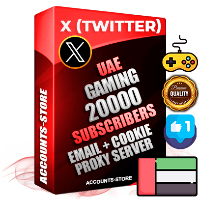 Professional UAE PREMIUM X (Twitter) accounts of manual registration and farming for the GAMING niche with high trust history photos and tweets — fully themed and optimized for GAMING advertising and promotion — 20000 niche-related live active followers 2009–2014 registration year Verified Email (Included) + Cookie JSON for secure import and login to the account + User Agent + High-quality filling (Photo Header Posts). Fully ready for targeted campaigns and ad launches from any country. Perfectly hold ads without bans. Ideal for any earning schemes affiliate promotions and marketing projects. Quality unlimited IPv4 proxy server included. Professional UAE PREMIUM X (Twitter) accounts of manual registration and farming for the GAMING niche with high trust history photos and tweets — fully themed and optimized for GAMING advertising and promotion — 20000 niche-related live active followers 2009–2014 registration year Verified Email (Included) + Cookie JSON for secure import and login to the account + User Agent + High-quality filling (Photo Header Posts). Fully ready for targeted campaigns and ad launches from any country. Perfectly hold ads without bans. Ideal for any earning schemes affiliate promotions and marketing projects. Quality unlimited IPv4 proxy server included.