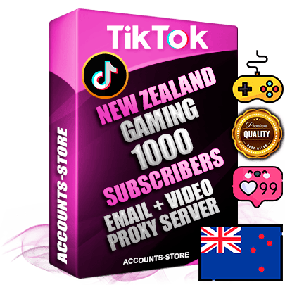 Professional New Zealand PREMIUM TikTok accounts of manual registration and farming for the GAMING niche with high trust history profile photos and videos — fully themed and optimized for GAMING advertising and promotion — 1000 niche-related live active subscribers 2018–2022 registration years Verified Email (included) + Cookie JSON for secure import and login to the account + User Agent + high-quality content filling (profile photo banner and videos). Fully ready for targeted campaigns and ad launches from any country. Perfectly holds ads without bans. Ideal for any earning schemes affiliate promotions and marketing projects. Quality unlimited IPv4 proxy server included. Professional New Zealand PREMIUM TikTok accounts of manual registration and farming for the GAMING niche with high trust history profile photos and videos — fully themed and optimized for GAMING advertising and promotion — 1000 niche-related live active subscribers 2018–2022 registration years Verified Email (included) + Cookie JSON for secure import and login to the account + User Agent + high-quality content filling (profile photo banner and videos). Fully ready for targeted campaigns and ad launches from any country. Perfectly holds ads without bans. Ideal for any earning schemes affiliate promotions and marketing projects. Quality unlimited IPv4 proxy server included.