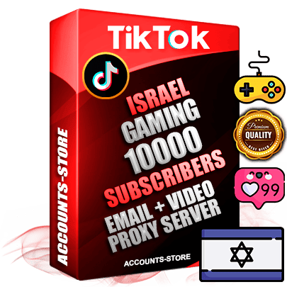 Professional Israeli PREMIUM TikTok accounts of manual registration and farming for the GAMING niche with high trust history profile photos and videos — fully themed and optimized for GAMING advertising and promotion — 10000 niche-related live active subscribers 2018–2022 registration years Verified Email (included) + Cookie JSON for secure import and login to the account + User Agent + high-quality content filling (profile photo banner and videos). Fully ready for targeted campaigns and ad launches from any country. Perfectly holds ads without bans. Ideal for any earning schemes affiliate promotions and marketing projects. Quality unlimited IPv4 proxy server included. Professional Israeli PREMIUM TikTok accounts of manual registration and farming for the GAMING niche with high trust history profile photos and videos — fully themed and optimized for GAMING advertising and promotion — 10000 niche-related live active subscribers 2018–2022 registration years Verified Email (included) + Cookie JSON for secure import and login to the account + User Agent + high-quality content filling (profile photo banner and videos). Fully ready for targeted campaigns and ad launches from any country. Perfectly holds ads without bans. Ideal for any earning schemes affiliate promotions and marketing projects. Quality unlimited IPv4 proxy server included.