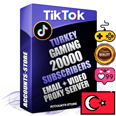 Professional Turkish PREMIUM TikTok accounts of manual registration and farming for the GAMING niche with high trust history profile photos and videos — fully themed and optimized for GAMING advertising and promotion — 20000 niche-related live active subscribers 2018–2022 registration years Verified Email (included) + Cookie JSON for secure import and login to the account + User Agent + high-quality content filling (profile photo banner and videos). Fully ready for targeted campaigns and ad launches from any country. Perfectly holds ads without bans. Ideal for any earning schemes affiliate promotions and marketing projects. Quality unlimited IPv4 proxy server included. Professional Turkish PREMIUM TikTok accounts of manual registration and farming for the GAMING niche with high trust history profile photos and videos — fully themed and optimized for GAMING advertising and promotion — 20000 niche-related live active subscribers 2018–2022 registration years Verified Email (included) + Cookie JSON for secure import and login to the account + User Agent + high-quality content filling (profile photo banner and videos). Fully ready for targeted campaigns and ad launches from any country. Perfectly holds ads without bans. Ideal for any earning schemes affiliate promotions and marketing projects. Quality unlimited IPv4 proxy server included.