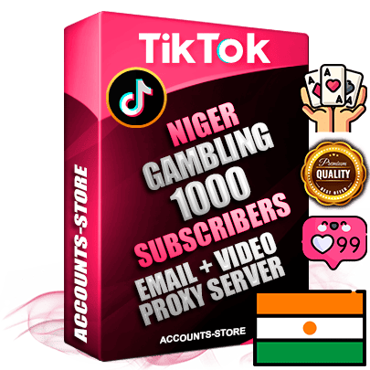 Professional Nigerien PREMIUM TikTok accounts of manual registration and farming for the GAMBLING niche with high trust history profile photos and videos — fully themed and optimized for GAMBLING advertising and promotion — 1000 niche-related live active subscribers 2018–2022 registration years Verified Email (included) + Cookie JSON for secure import and login to the account + User Agent + high-quality content filling (profile photo banner and videos). Fully ready for targeted campaigns and ad launches from any country. Perfectly holds ads without bans. Ideal for any earning schemes affiliate promotions and marketing projects. Quality unlimited IPv4 proxy server included.