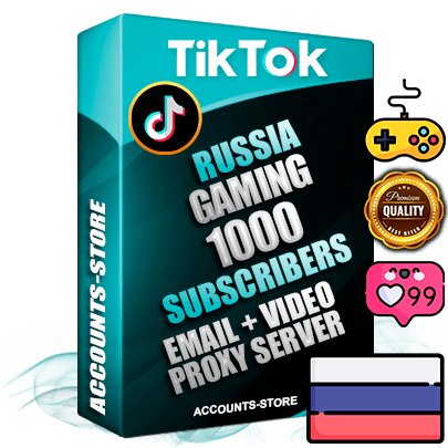 Professional Russian PREMIUM TikTok accounts of manual registration and farming for the GAMING niche with high trust history profile photos and videos — fully themed and optimized for GAMING advertising and promotion — 1000 niche-related live active subscribers 2018–2022 registration years Verified Email (included) + Cookie JSON for secure import and login to the account + User Agent + high-quality content filling (profile photo banner and videos). Fully ready for targeted campaigns and ad launches from any country. Perfectly holds ads without bans. Ideal for any earning schemes affiliate promotions and marketing projects. Quality unlimited IPv4 proxy server included.