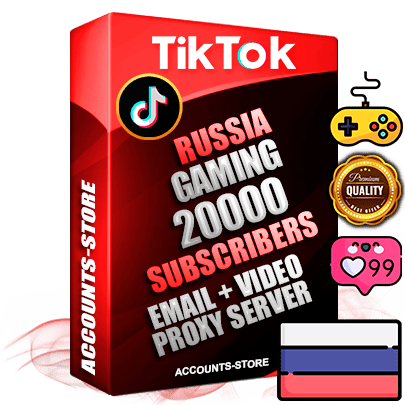 Professional Russian PREMIUM TikTok accounts of manual registration and farming for the GAMING niche with high trust history profile photos and videos — fully themed and optimized for GAMING advertising and promotion — 20000 niche-related live active subscribers 2018–2022 registration years Verified Email (included) + Cookie JSON for secure import and login to the account + User Agent + high-quality content filling (profile photo banner and videos). Fully ready for targeted campaigns and ad launches from any country. Perfectly holds ads without bans. Ideal for any earning schemes affiliate promotions and marketing projects. Quality unlimited IPv4 proxy server included.