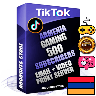 Professional Armenian PREMIUM TikTok accounts of manual registration and farming for the GAMING niche with high trust history profile photos and videos — fully themed and optimized for GAMING advertising and promotion — 500 niche-related live active subscribers 2018–2022 registration years Verified Email (included) + Cookie JSON for secure import and login to the account + User Agent + high-quality content filling (profile photo banner and videos). Fully ready for targeted campaigns and ad launches from any country. Perfectly holds ads without bans. Ideal for any earning schemes affiliate promotions and marketing projects. Quality unlimited IPv4 proxy server included. Professional Armenian PREMIUM TikTok accounts of manual registration and farming for the GAMING niche with high trust history profile photos and videos — fully themed and optimized for GAMING advertising and promotion — 500 niche-related live active subscribers 2018–2022 registration years Verified Email (included) + Cookie JSON for secure import and login to the account + User Agent + high-quality content filling (profile photo banner and videos). Fully ready for targeted campaigns and ad launches from any country. Perfectly holds ads without bans. Ideal for any earning schemes affiliate promotions and marketing projects. Quality unlimited IPv4 proxy server included.