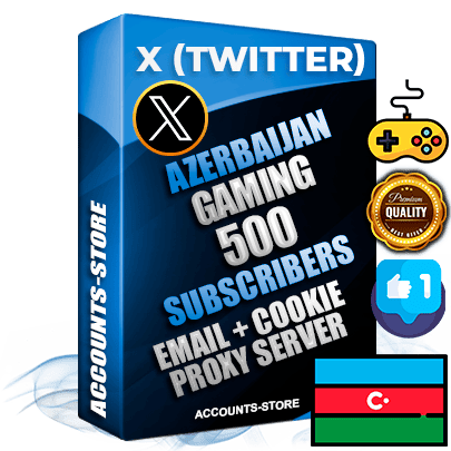 Professional Azerbaijani PREMIUM X (Twitter) accounts of manual registration and farming for the GAMING niche with high trust history photos and tweets — fully themed and optimized for GAMING advertising and promotion — 500 niche-related live active followers 2009–2014 registration year Verified Email (Included) + Cookie JSON for secure import and login to the account + User Agent + High-quality filling (Photo Header Posts). Fully ready for targeted campaigns and ad launches from any country. Perfectly hold ads without bans. Ideal for any earning schemes affiliate promotions and marketing projects. Quality unlimited IPv4 proxy server included.