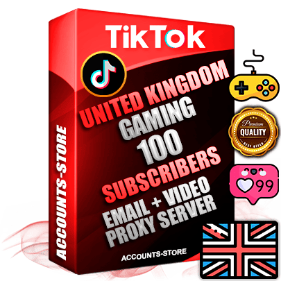 Professional English PREMIUM TikTok accounts of manual registration and farming for the GAMING niche with high trust history profile photos and videos — fully themed and optimized for GAMING advertising and promotion — 100 niche-related live active subscribers 2018–2022 registration years Verified Email (included) + Cookie JSON for secure import and login to the account + User Agent + high-quality content filling (profile photo banner and videos). Fully ready for targeted campaigns and ad launches from any country. Perfectly holds ads without bans. Ideal for any earning schemes affiliate promotions and marketing projects. Quality unlimited IPv4 proxy server included. Professional English PREMIUM TikTok accounts of manual registration and farming for the GAMING niche with high trust history profile photos and videos — fully themed and optimized for GAMING advertising and promotion — 100 niche-related live active subscribers 2018–2022 registration years Verified Email (included) + Cookie JSON for secure import and login to the account + User Agent + high-quality content filling (profile photo banner and videos). Fully ready for targeted campaigns and ad launches from any country. Perfectly holds ads without bans. Ideal for any earning schemes affiliate promotions and marketing projects. Quality unlimited IPv4 proxy server included.