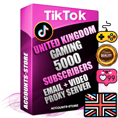 Professional English PREMIUM TikTok accounts of manual registration and farming for the GAMING niche with high trust history profile photos and videos — fully themed and optimized for GAMING advertising and promotion — 5000 niche-related live active subscribers 2018–2022 registration years Verified Email (included) + Cookie JSON for secure import and login to the account + User Agent + high-quality content filling (profile photo banner and videos). Fully ready for targeted campaigns and ad launches from any country. Perfectly holds ads without bans. Ideal for any earning schemes affiliate promotions and marketing projects. Quality unlimited IPv4 proxy server included. Professional English PREMIUM TikTok accounts of manual registration and farming for the GAMING niche with high trust history profile photos and videos — fully themed and optimized for GAMING advertising and promotion — 5000 niche-related live active subscribers 2018–2022 registration years Verified Email (included) + Cookie JSON for secure import and login to the account + User Agent + high-quality content filling (profile photo banner and videos). Fully ready for targeted campaigns and ad launches from any country. Perfectly holds ads without bans. Ideal for any earning schemes affiliate promotions and marketing projects. Quality unlimited IPv4 proxy server included.