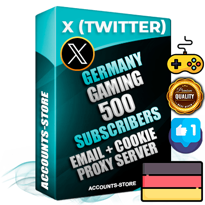 Professional German PREMIUM X (Twitter) accounts of manual registration and farming for the GAMING niche with high trust history photos and tweets — fully themed and optimized for GAMING advertising and promotion — 500 niche-related live active followers 2009–2014 registration year Verified Email (Included) + Cookie JSON for secure import and login to the account + User Agent + High-quality filling (Photo Header Posts). Fully ready for targeted campaigns and ad launches from any country. Perfectly hold ads without bans. Ideal for any earning schemes affiliate promotions and marketing projects. Quality unlimited IPv4 proxy server included.