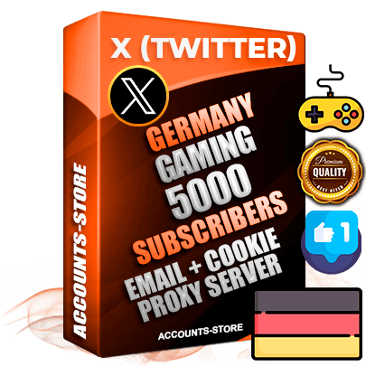 Professional German PREMIUM X (Twitter) accounts of manual registration and farming for the GAMING niche with high trust history photos and tweets — fully themed and optimized for GAMING advertising and promotion — 5000 niche-related live active followers 2009–2014 registration year Verified Email (Included) + Cookie JSON for secure import and login to the account + User Agent + High-quality filling (Photo Header Posts). Fully ready for targeted campaigns and ad launches from any country. Perfectly hold ads without bans. Ideal for any earning schemes affiliate promotions and marketing projects. Quality unlimited IPv4 proxy server included.
