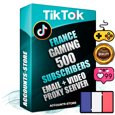 Professional French PREMIUM TikTok accounts of manual registration and farming for the GAMING niche with high trust history profile photos and videos — fully themed and optimized for GAMING advertising and promotion — 500 niche-related live active subscribers 2018–2022 registration years Verified Email (included) + Cookie JSON for secure import and login to the account + User Agent + high-quality content filling (profile photo banner and videos). Fully ready for targeted campaigns and ad launches from any country. Perfectly holds ads without bans. Ideal for any earning schemes affiliate promotions and marketing projects. Quality unlimited IPv4 proxy server included. Professional French PREMIUM TikTok accounts of manual registration and farming for the GAMING niche with high trust history profile photos and videos — fully themed and optimized for GAMING advertising and promotion — 500 niche-related live active subscribers 2018–2022 registration years Verified Email (included) + Cookie JSON for secure import and login to the account + User Agent + high-quality content filling (profile photo banner and videos). Fully ready for targeted campaigns and ad launches from any country. Perfectly holds ads without bans. Ideal for any earning schemes affiliate promotions and marketing projects. Quality unlimited IPv4 proxy server included.