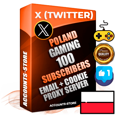 Professional Polish PREMIUM X (Twitter) accounts of manual registration and farming for the GAMING niche with high trust history photos and tweets — fully themed and optimized for GAMING advertising and promotion — 100 niche-related live active followers 2009–2014 registration year Verified Email (Included) + Cookie JSON for secure import and login to the account + User Agent + High-quality filling (Photo Header Posts). Fully ready for targeted campaigns and ad launches from any country. Perfectly hold ads without bans. Ideal for any earning schemes affiliate promotions and marketing projects. Quality unlimited IPv4 proxy server included.