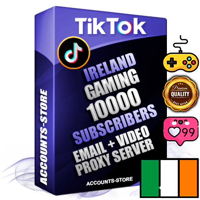 Professional Irish PREMIUM TikTok accounts of manual registration and farming for the GAMING niche with high trust history profile photos and videos — fully themed and optimized for GAMING advertising and promotion — 10000 niche-related live active subscribers 2018–2022 registration years Verified Email (included) + Cookie JSON for secure import and login to the account + User Agent + high-quality content filling (profile photo banner and videos). Fully ready for targeted campaigns and ad launches from any country. Perfectly holds ads without bans. Ideal for any earning schemes affiliate promotions and marketing projects. Quality unlimited IPv4 proxy server included. Professional Irish PREMIUM TikTok accounts of manual registration and farming for the GAMING niche with high trust history profile photos and videos — fully themed and optimized for GAMING advertising and promotion — 10000 niche-related live active subscribers 2018–2022 registration years Verified Email (included) + Cookie JSON for secure import and login to the account + User Agent + high-quality content filling (profile photo banner and videos). Fully ready for targeted campaigns and ad launches from any country. Perfectly holds ads without bans. Ideal for any earning schemes affiliate promotions and marketing projects. Quality unlimited IPv4 proxy server included.